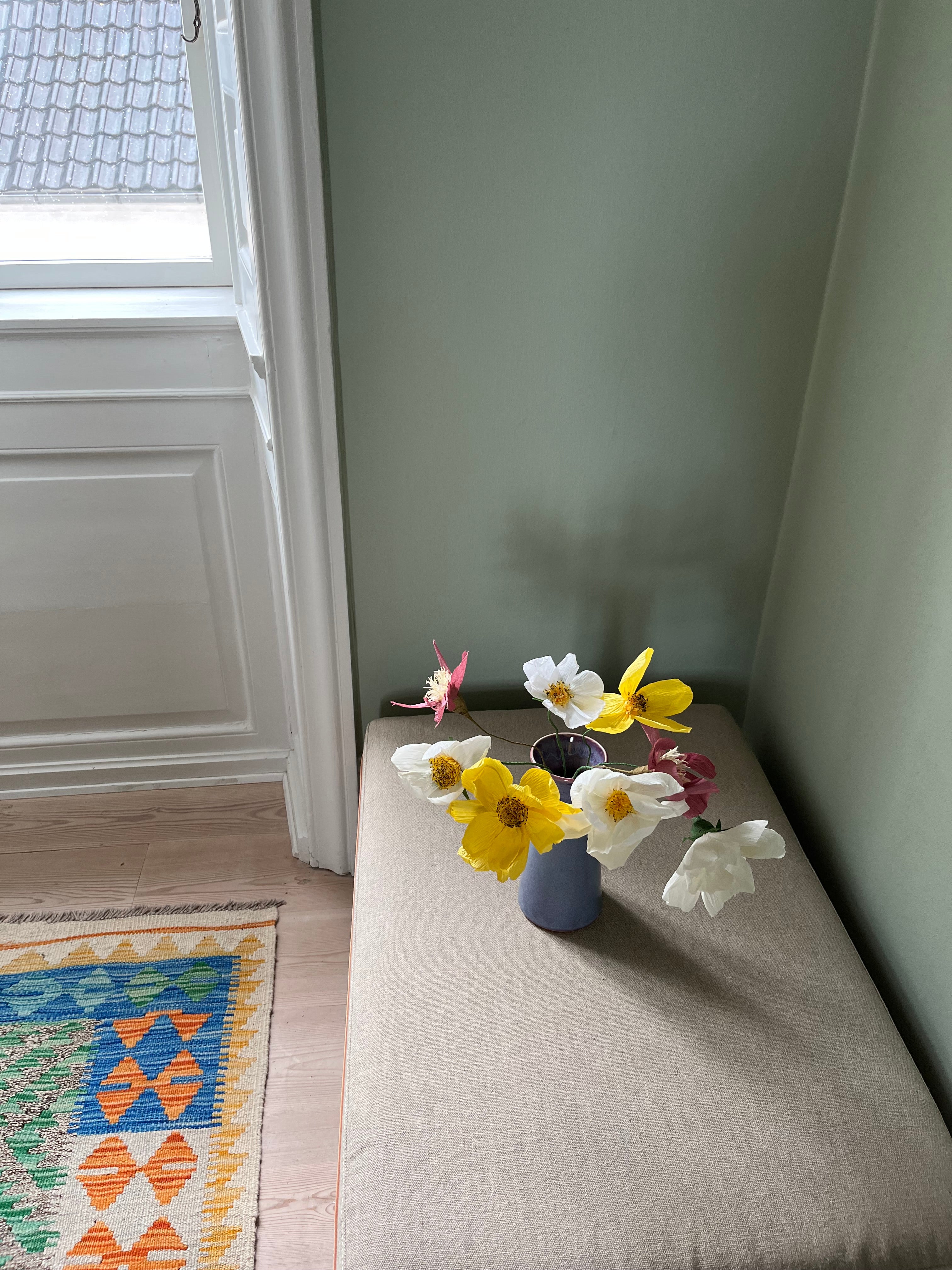 Håndværk og Detaljer i Den Blomstrende Papirblomster Evighedsbuket