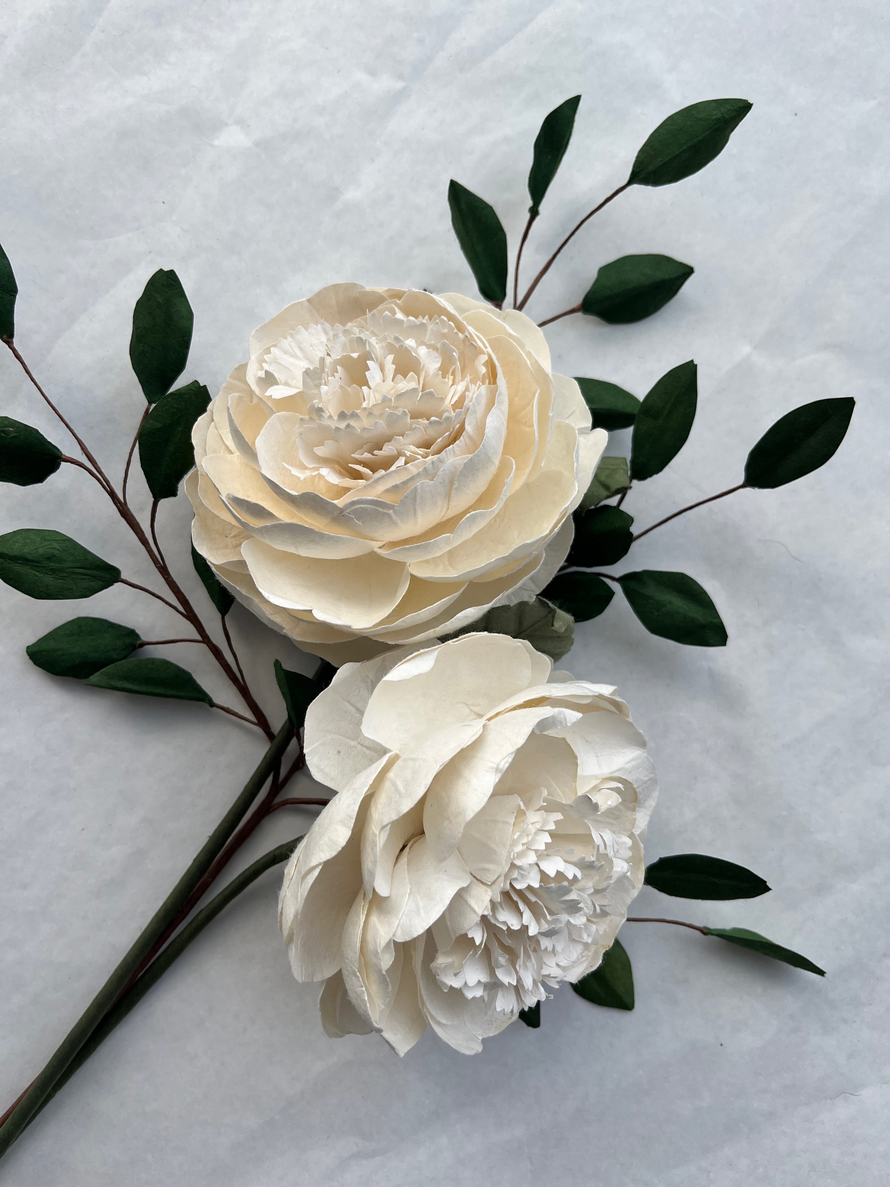 Evighedsbuket med papirblomster