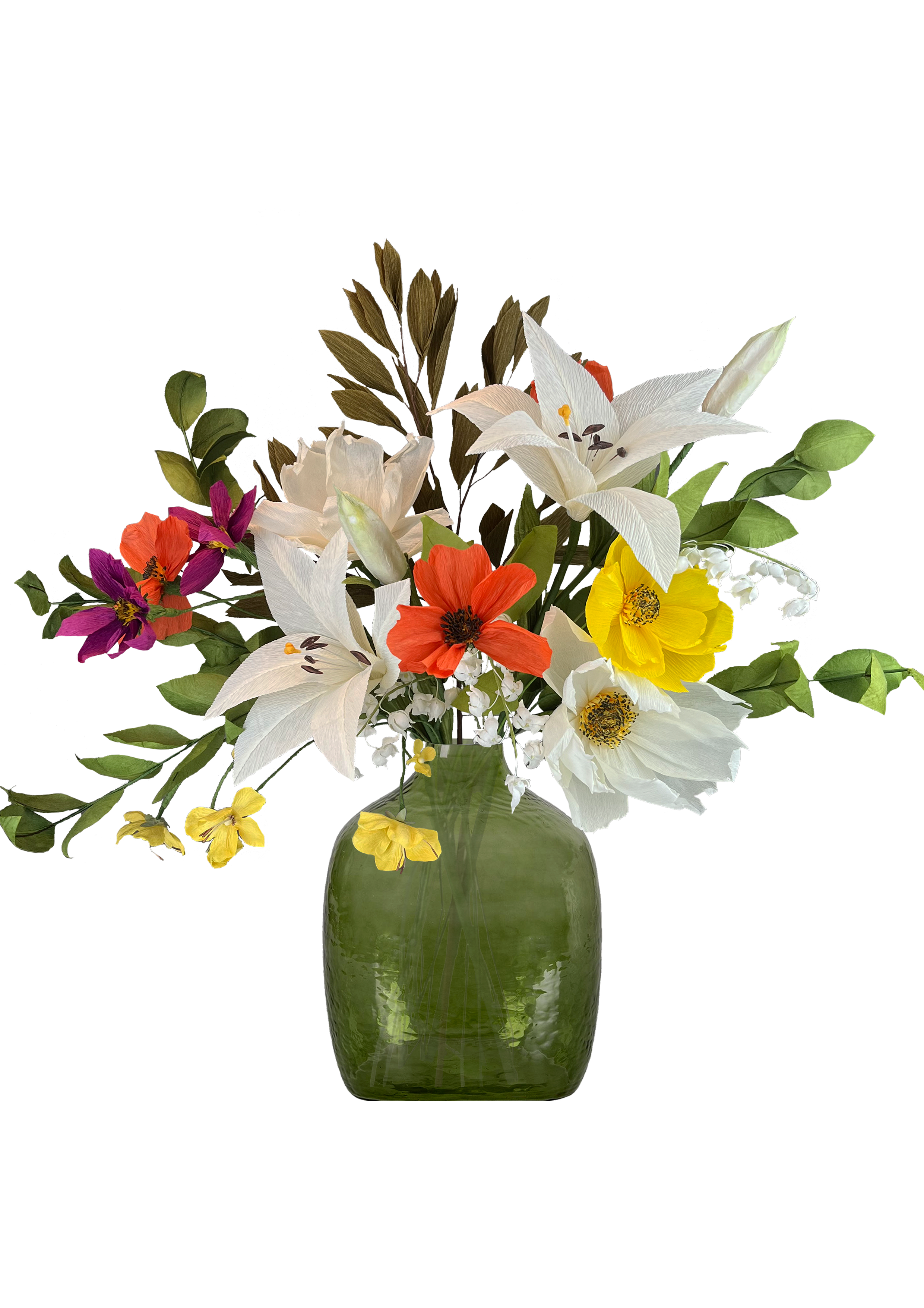 Evigheds buket fra paperflowershop