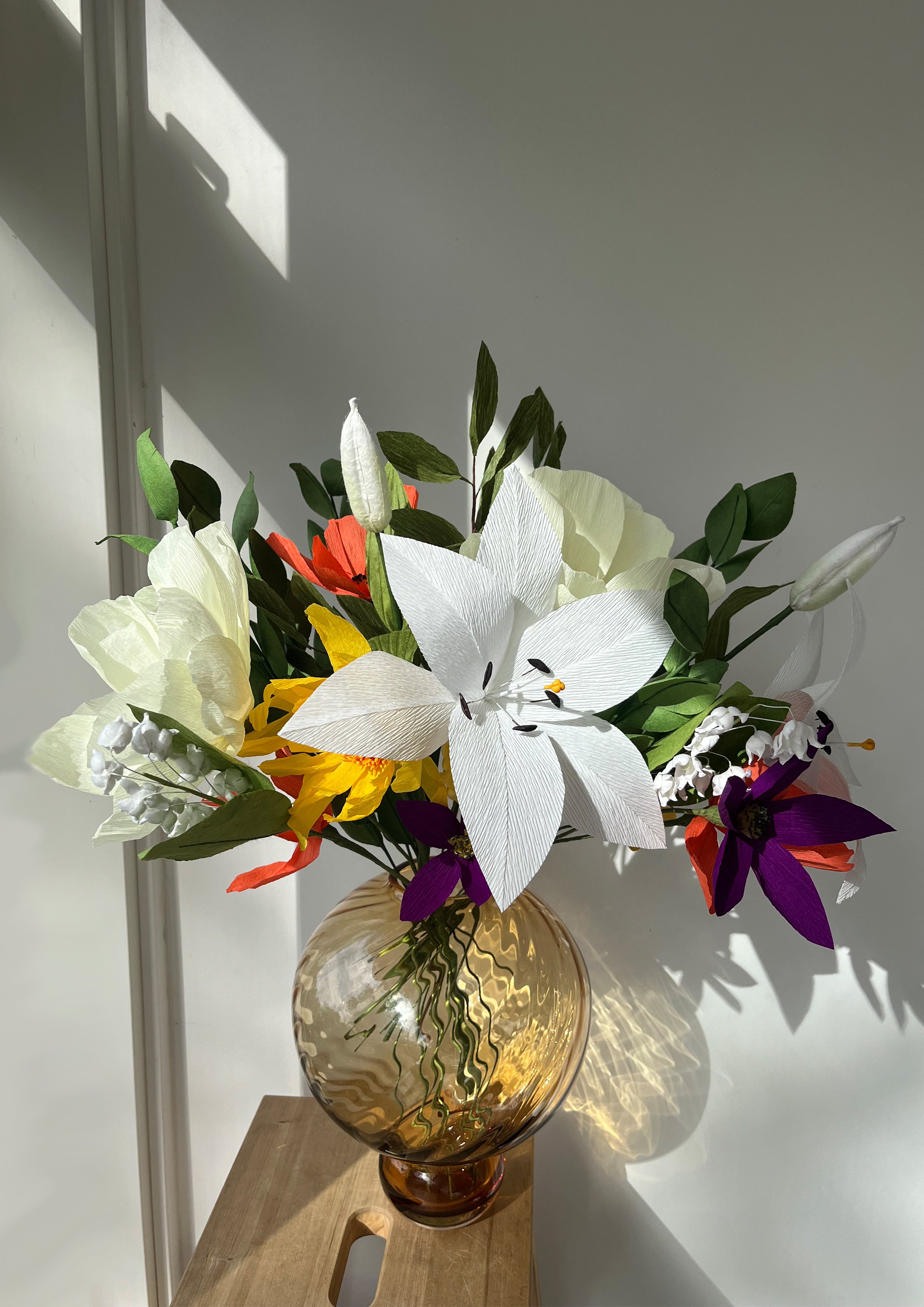 Eksklusiv Evighedsbuket med Papirblomster - Håndværk i Hvert Blad fra Paper Flower