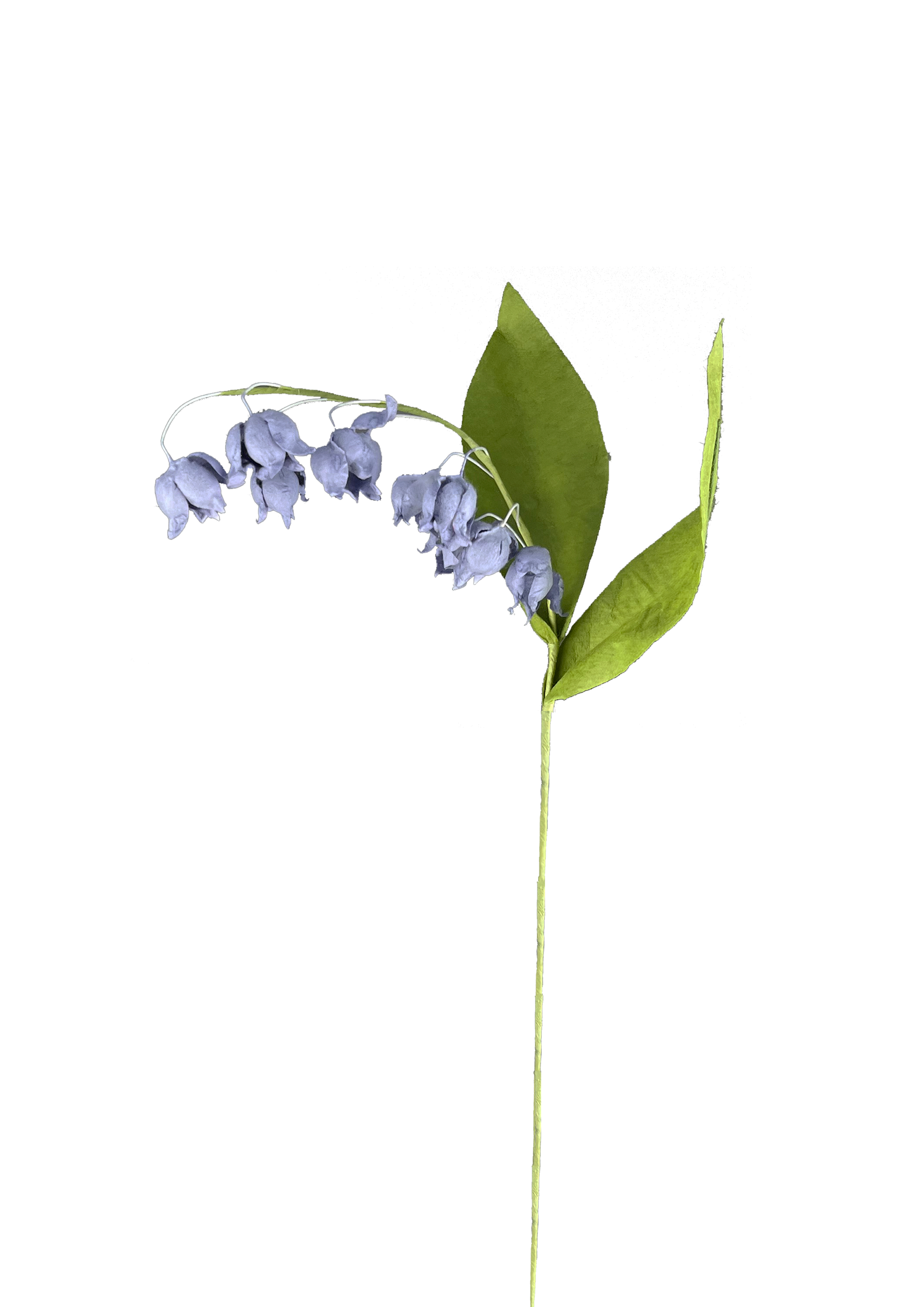 Håndlavet blå papir liljekonval fra Paper Flower.